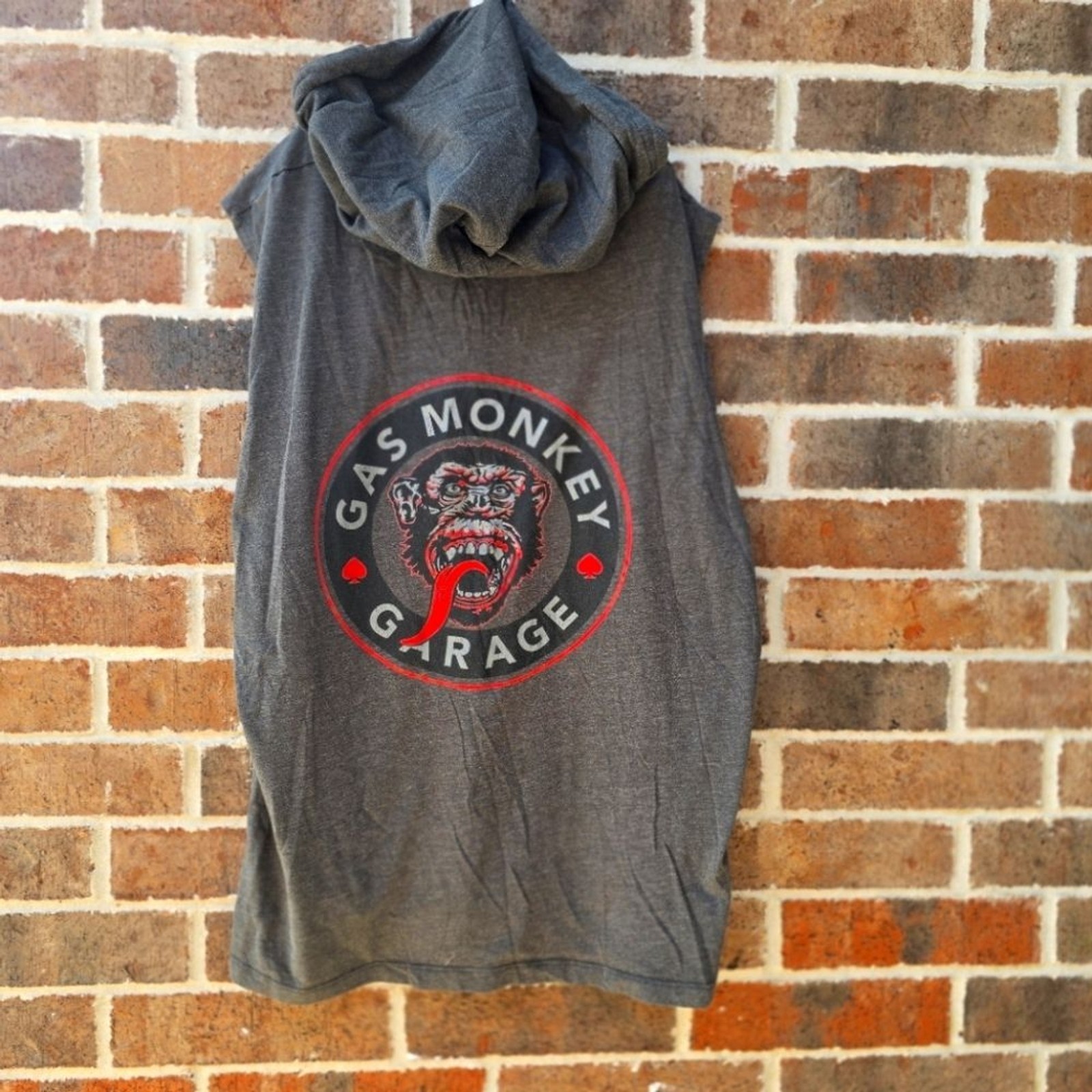 Gas Monkey Garage Hoodie Tank Top Men’s XXL Gray Graphic Logo Streetwear gallery