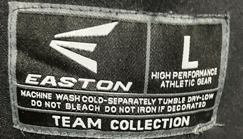 Easton Jersey Men's L Black White High Performance Athletic Gear Sports Baseball gallery