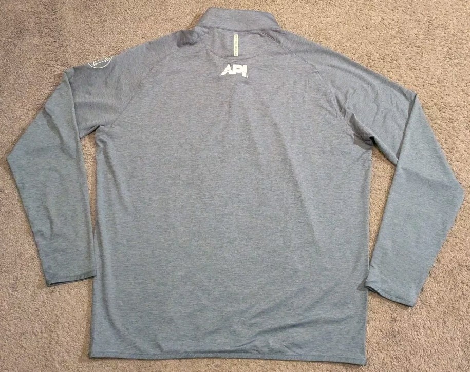 Peter Millar Crown Crafted Stealth Performance 1/4 Zip Steel ME0XK60 Men's 2XL gallery