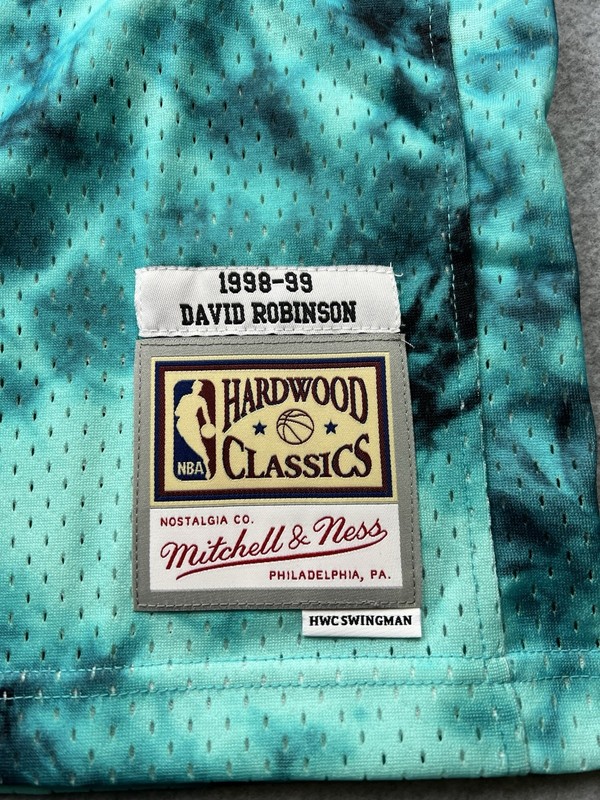 Mitchell & Ness San Antonio Spurs David Robinson Galaxy Jersey Size Medium NWT gallery