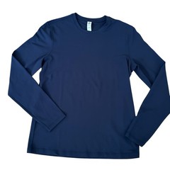 90 Degree By Flex Men Dark Navy Long Sleeves Active Shirt Size S – NWT MSRP $52