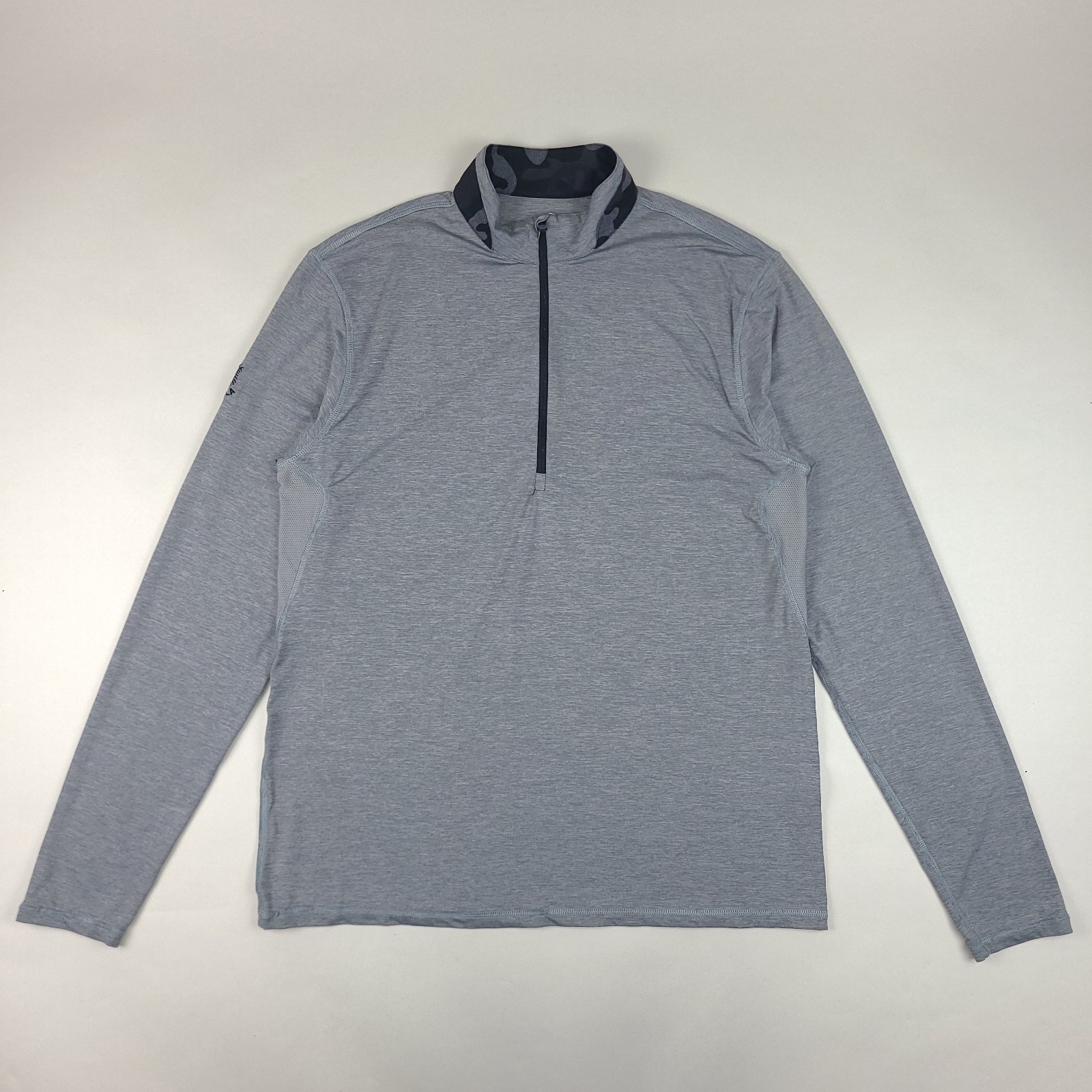 Greyson Guide Sport Quarter Zip Shirt Mens Medium Gray Long Sleeve 1/4 Pullover gallery