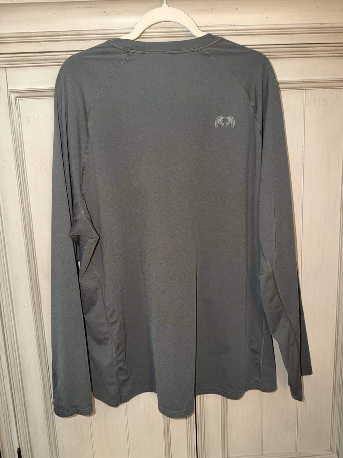 KUIU Peloton 118 Men's Lightweight Knit Crew Neck Long Sleeve Tee Stone 3XL gallery