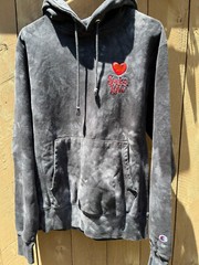 Champion Reverse Weave Sucka For Love Graphics BLACK Hoodie Sweatshirt Men’s S