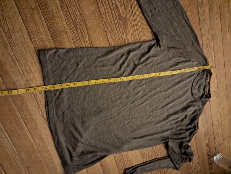 Smartwool Merino 250 Base Layer Crew Mens Size L Gray Pullover Shirt Long Sleeve gallery