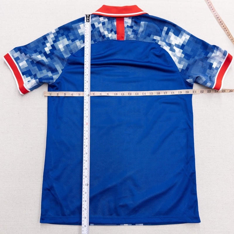 Nike FC La Victoire Soccer Jersey Mens Blue Vintage Style 1994 AQ0660-438 Medium gallery