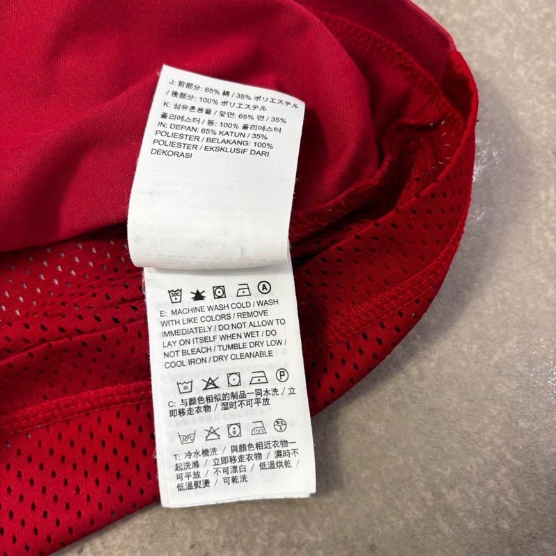 Nike Jordan Basketball Tank Men's S Red Dri-Fit Logo 23 Mesh gallery