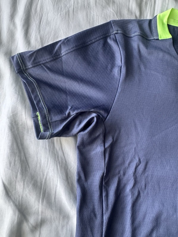 Nike Court Dri-Fit Tennis Shirt Tour Blue Player Issue Exclusive DR6548-491 XS gallery