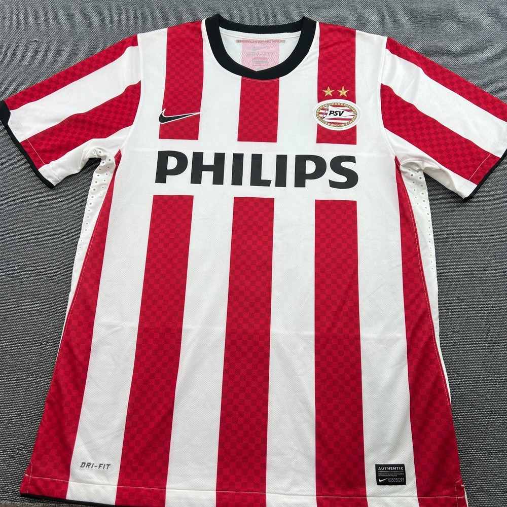 PSV Eindhoven Player Issue 2010 2011 Home Football Jersey Large Adult Nike