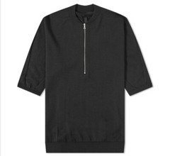 $450 Nike Every Stitch Considered ESC Half-Z Wool/ Silk Shirt DR5410-010 Italy M