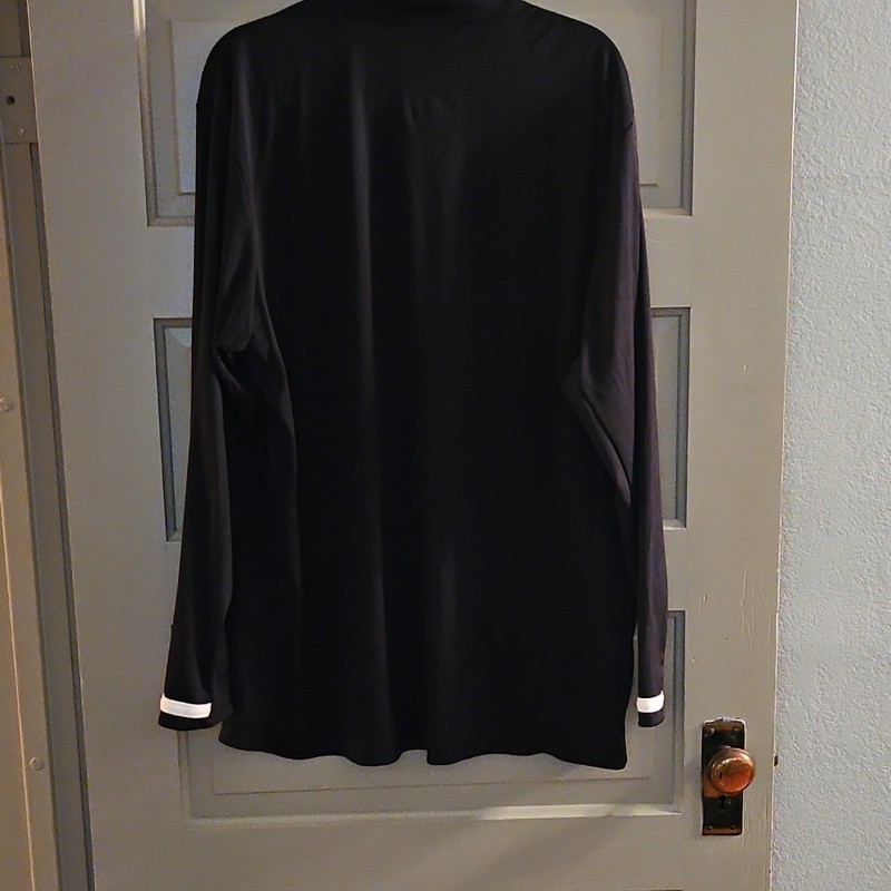 adidas AEROREADY Men's Pullover Long Sleeve Black 2XL USYS Logo Lightweight gallery