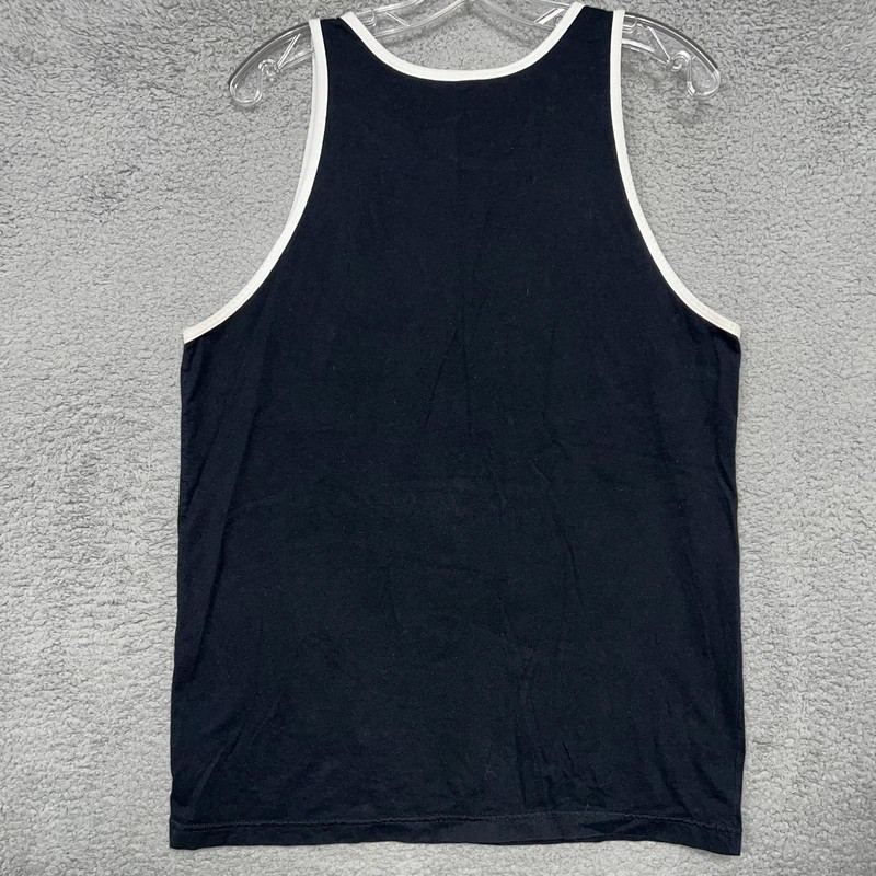American Apparel Tank Top Men Size L Black Lucha Libre Wrestling Made in USA Tee gallery