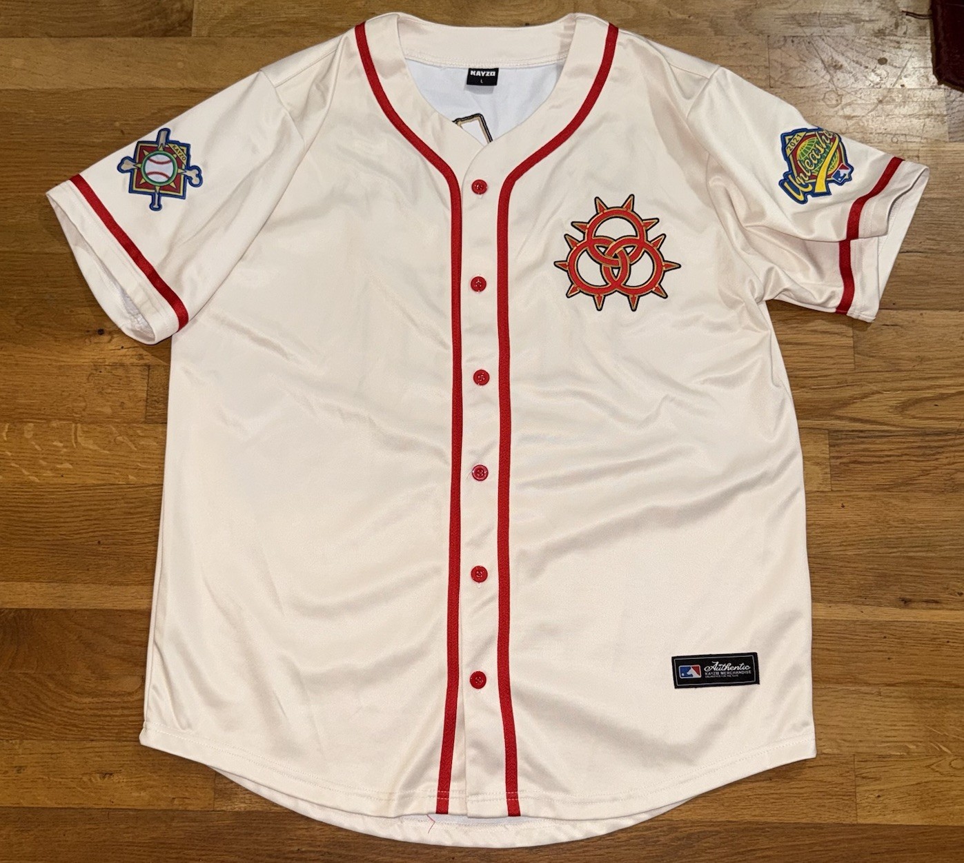 Authentic Doghouse Merch KAYZO #00 UNLEASHED Baseball Jersey Cream size L gallery