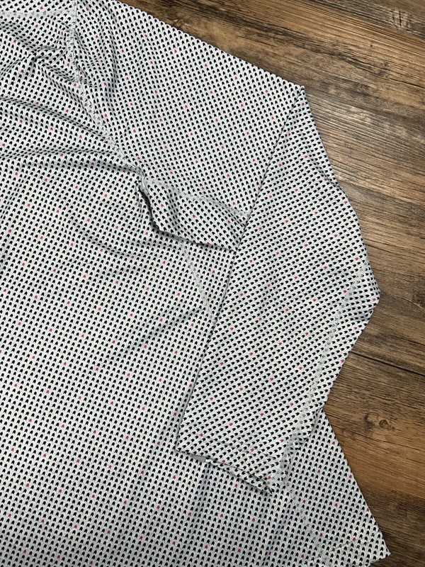 1764 Golf Pullover Jacket Men's M Gray 1/4 Zip Geometric Stretch Performance gallery