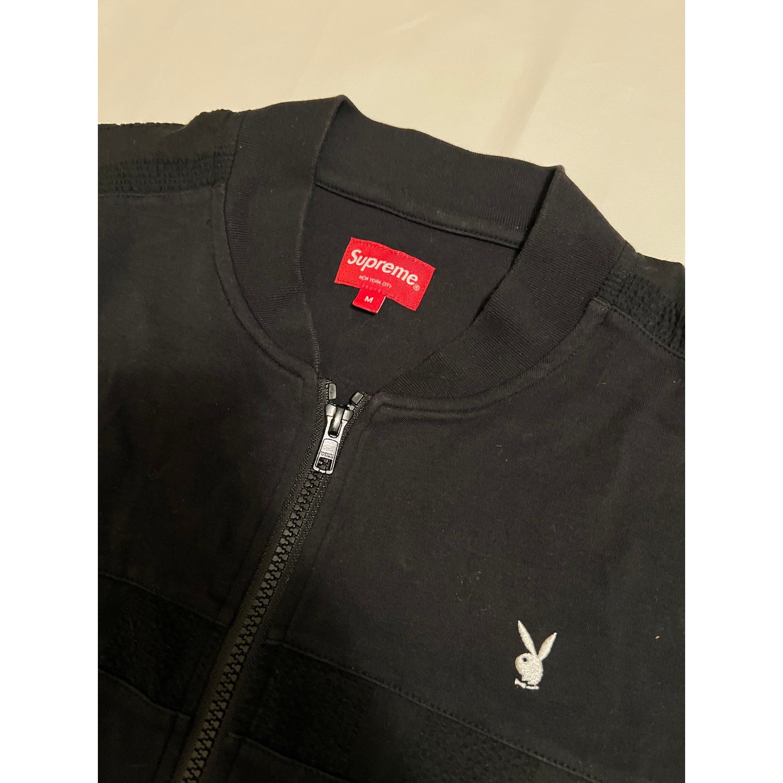Supreme SS19 Playboy Leisure Zip Up Top gallery