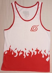 MENS NARUTO SHIPPUDEN 2007 HOT TOPIC RIPPLE JUNCTION LOOSE FIT TANK SMALL MEDIUM