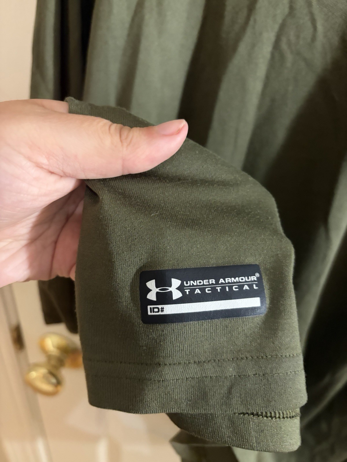 Under Armour Tactical HeatGear Olive Green Performance T-Shirt Men’s XXL gallery