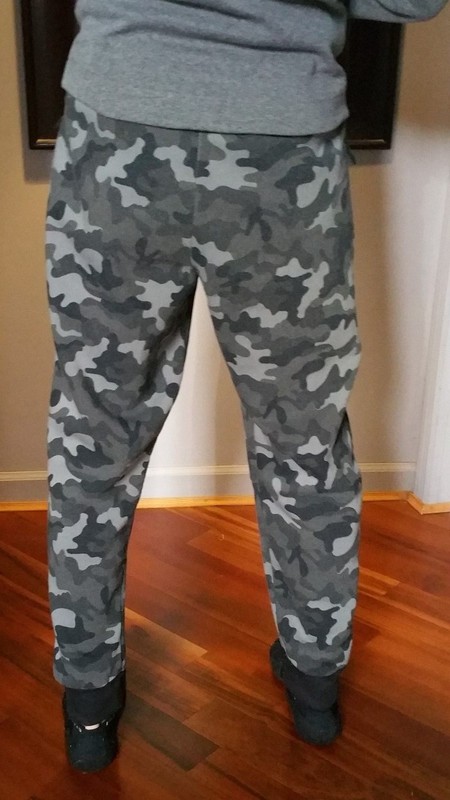 NEW RBX Active Men's Camo GREY Tech Fleece Tapered Zipper Sweat Pants X LARGE gallery