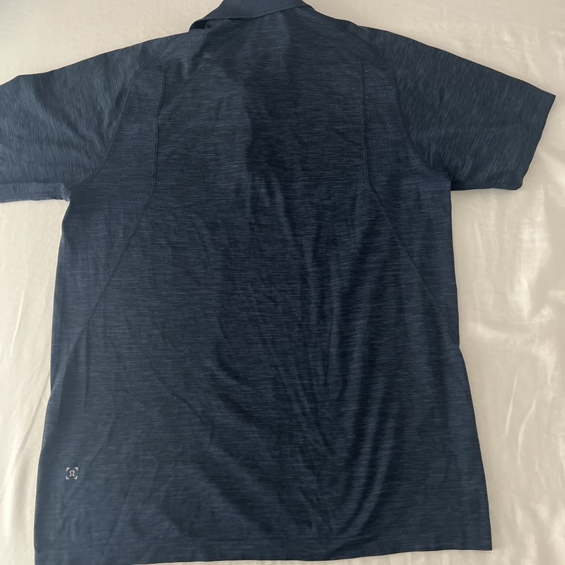 Lululemon Men’s Polo Shirt Size M Blue Performance Stretch gallery
