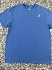 Reebok Mens Everyday Basic Performance Top – Blue – Medium- Brand New w/ Tags