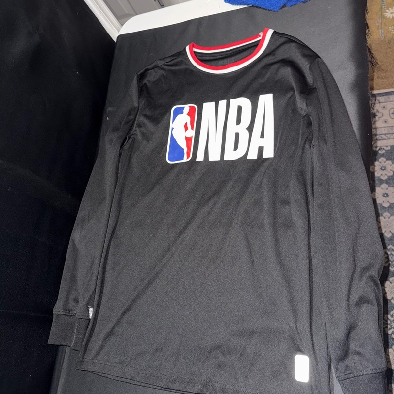 NBA Black Long Sleeve Basketball Shirt gallery
