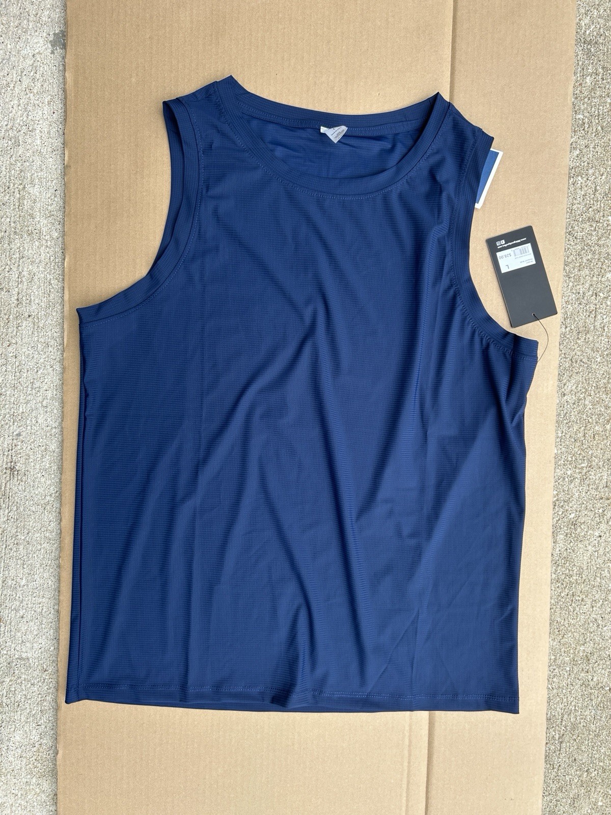 90 Degree by Reflex Men’s 4Way Flex Speed Tank Top PAGEANT BLUE Activewear Gym L gallery