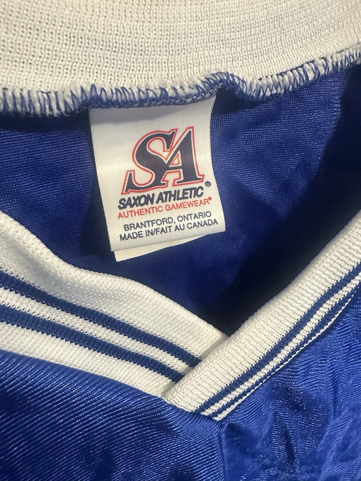 vintage saxon dazzle basketball jersey mens size medium NOS NWOT 90s canada made gallery