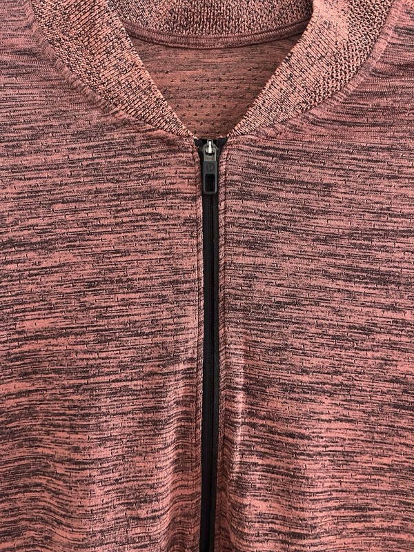 Lululemon T Shirt Mens Large Red Metal Vent Tech Surge 1/4 Zip Athletic Casual gallery