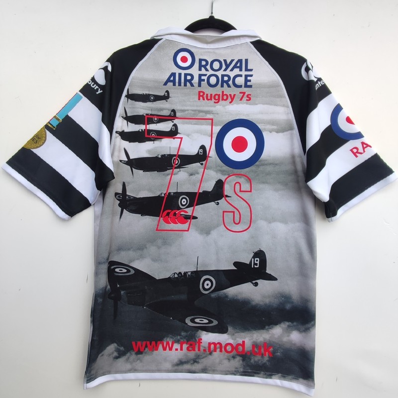 Royal Air Force RAF 7's Spitfires Canterbury Rugby Shirt | Men's Small gallery