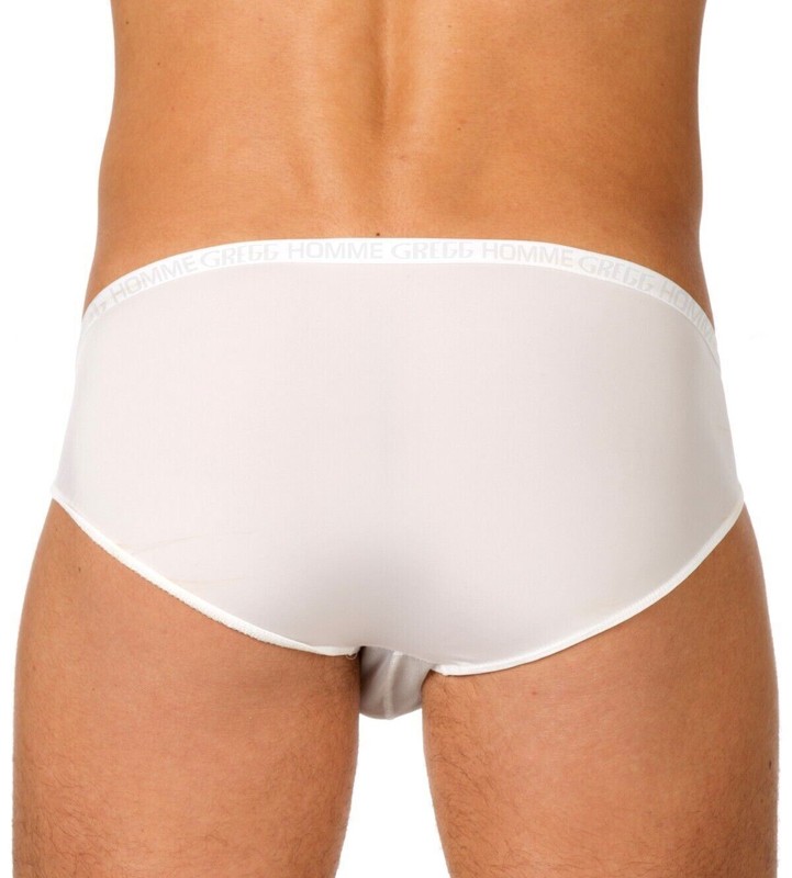 SMALL Gregg Homme Kit PIMP See-Thru Tank top + Briefs White 96622-03 gallery