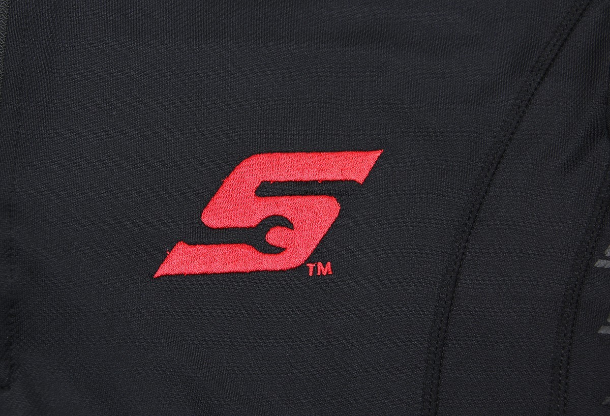 Snap-on Mens Black Quarter Zip Performance Long Sleeve Athletic Fit Size XL gallery