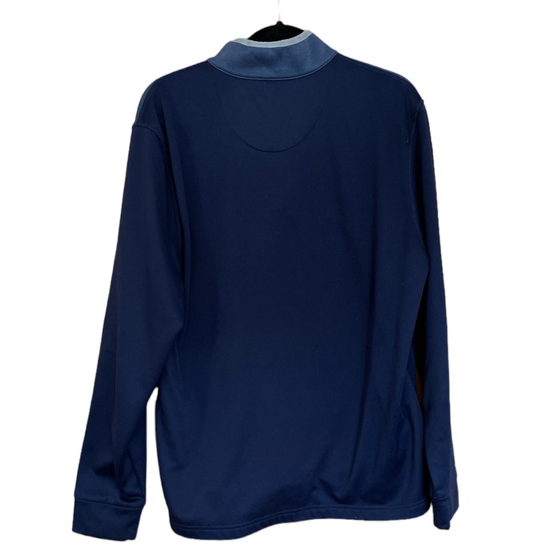 Callaway Golf Mens Size L 1/4 Zip Fleece Lined Pullover Jacket Blue Sweatshirt gallery