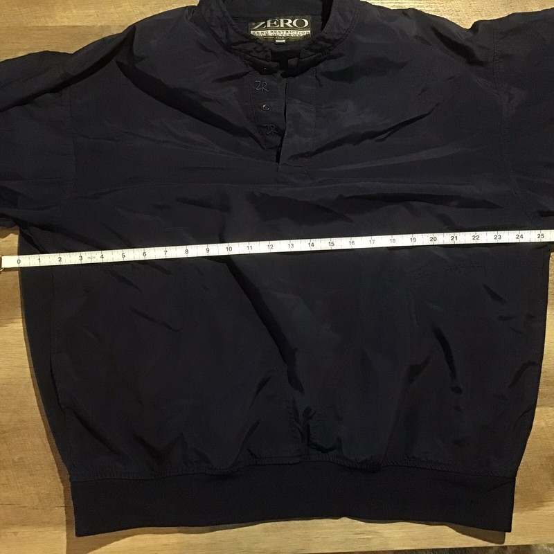 Zero Restriction Mens Large Golf Outerwear 1/4 Snap Pullover Windbreaker gallery