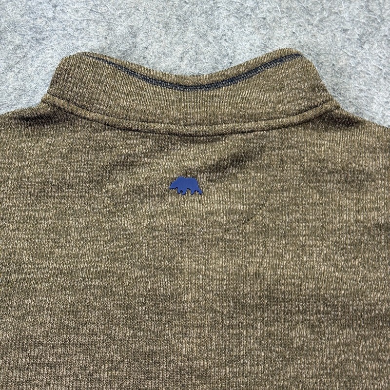 Onward Reserve 1/4 Snap Pullover Men M Beige Performance Stretch gallery