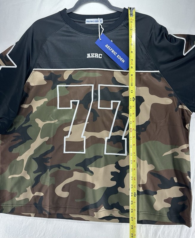 Aelfric Eden 77 Camouflage Football Jersey Men’s M gallery