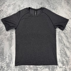 Lululemon Mens Metal Vent Tech Short Sleeve Shirt 2.0 Grey LM3CX3S Size L