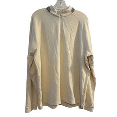 Johnnie-O Performance Quarter Zip Pullover Shirt Mens X Large Cream Modal