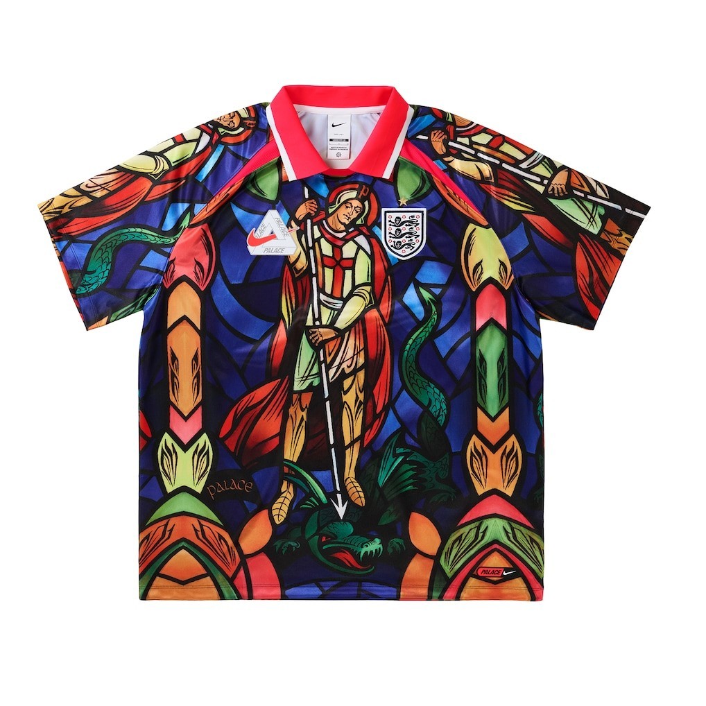Palace Nike England Dri Fit Football Jersey Bright Crimson Sz. Medium gallery