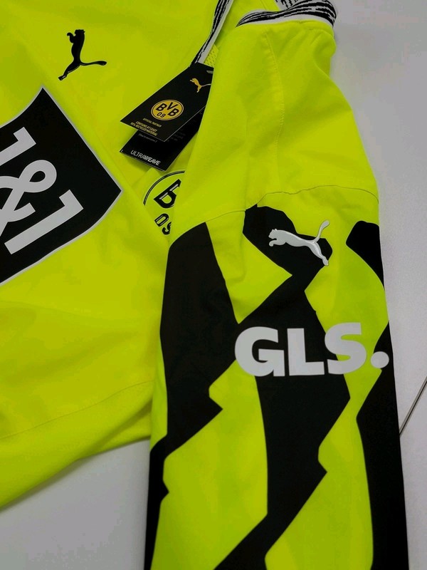 Puma BVB ANNIVERSARY JERSEY AUTHENTIC Men's Size Large Long Sleeve 776141-04 NEW gallery