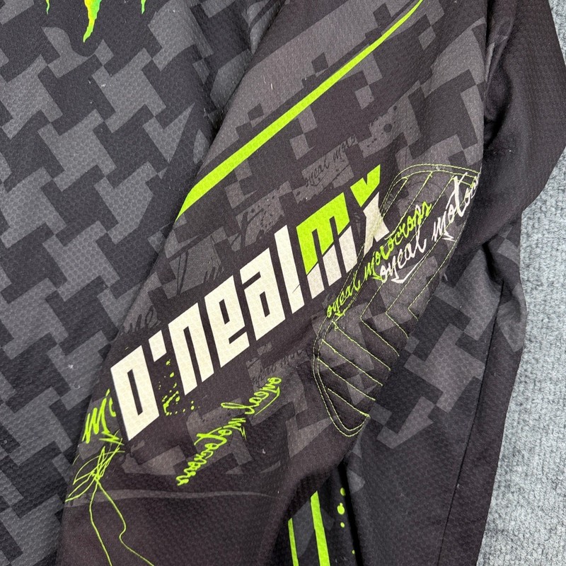 Vintage Monster Energy Motocross Jersey Mens XL O'Neal MX Racing Y2K gallery