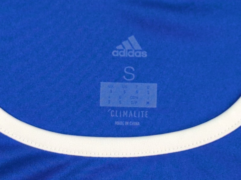 Adidas Shirt Mens Small Blue Short Sleeve T-shirt Climalite Soccer Sports gallery