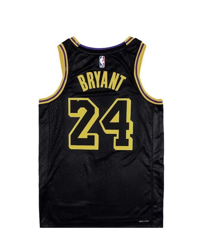 Nike Lakers Kobe Bryant Black Mamba Swingman Jersey (FW23)Mens M FN7297-010 gallery