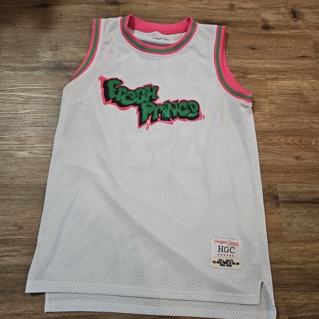 Will Smith Fresh Prince Basketball Jersey Headgear Classics Mens Size Large gallery