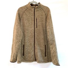Men’s Swiss Tech Raglan Long Sleeve Full Zip Tan sz. XL