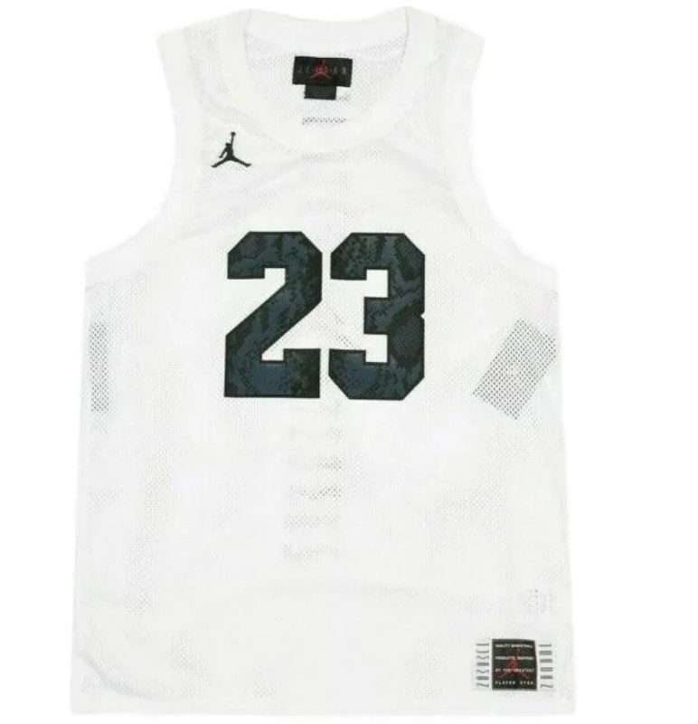 Nike Air Jordan 11 Concord White Snakeskin Legacy Retro Jersey XL CI0304-100 New gallery