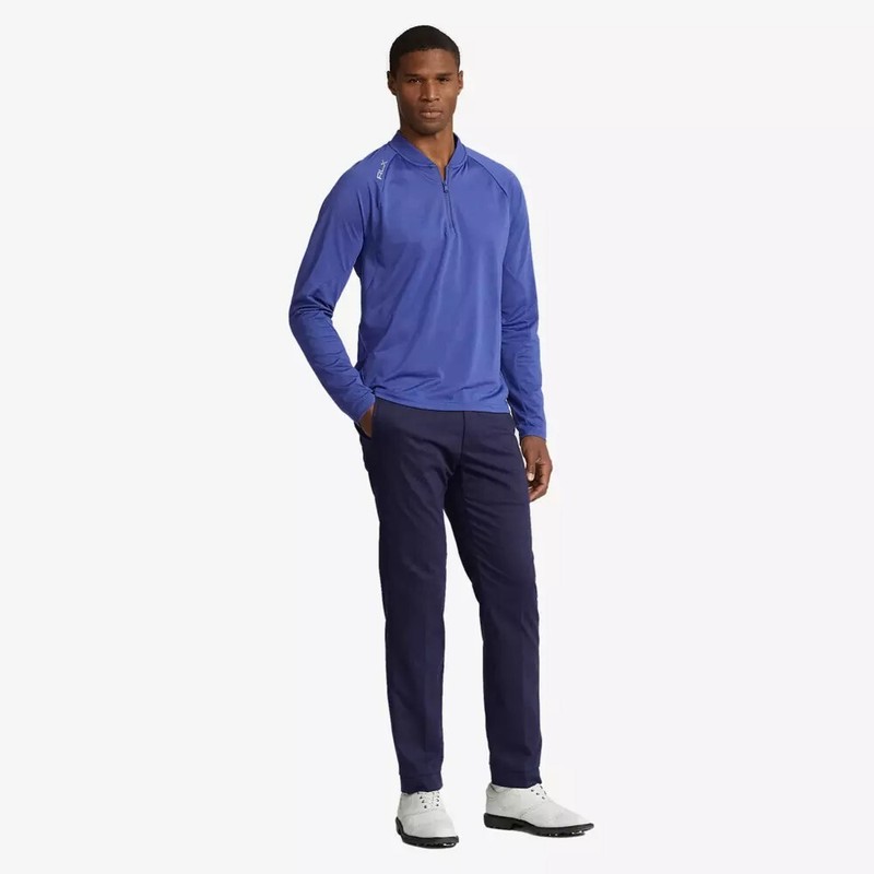 NWT RLX Ralph Lauren Men's 1/4 Zip Golf Pullover Royal Navy Stretch Wicking $168 gallery