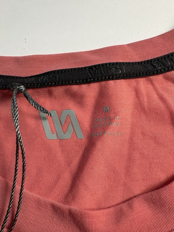 VRST Men's Medium Pink Rouge Icon Tank Tee Moisture Wicking Stretch UPF30+ NWT gallery