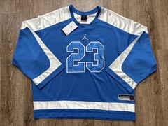 Nike Jordan Brooklyn Collegiate Hockey Jersey Blue Men’s Sz XL HV0109-459