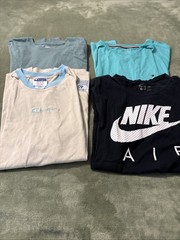 Men’s Bundle 4 Tshirts Size Medium Nike Tommy Hilfiger Champion Sonoma