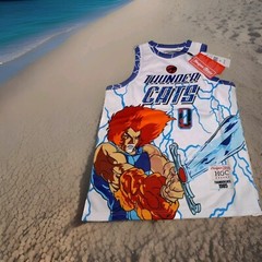 Thunder Cats 0 Headgear Classic Thundercats Lion-0 Est.1985. Boys Med.Jersey NWT